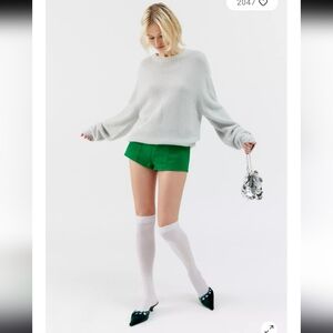 BDG | Women's Green Postage Stamp Low-Rise Micro Mini Shorts NWOT